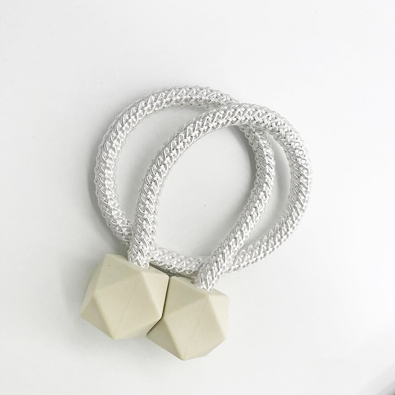 Magnetische Polyester Gordijn Tieback Holder Haken Bal Gesp Clip Home Decor Tie Terug Gordijn Accessoires Home Decor: I