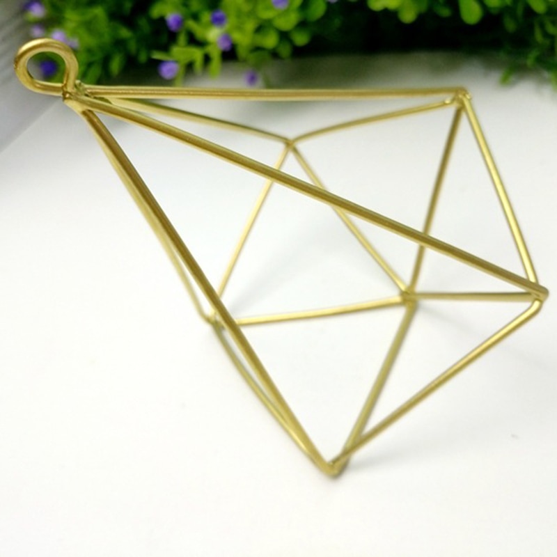 Planter Pot Geometric Glass Terrarium For Tabletop Plant Succulents Decorative Container Gardening Supplies Flower Pot