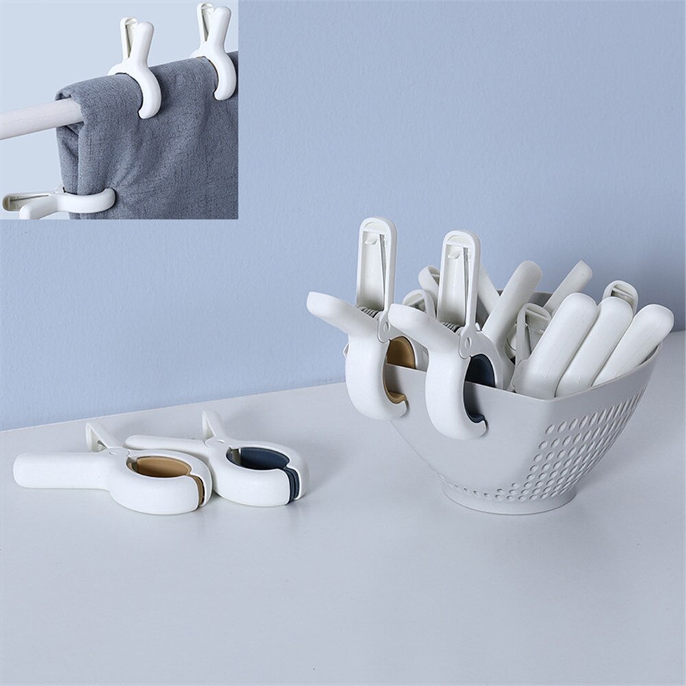 Plastic Laundry Clothes Beach Towel Clip Clothespin Hanger Clothes Strong Spring Clothespin Holder Sealing Clip Home Decoration