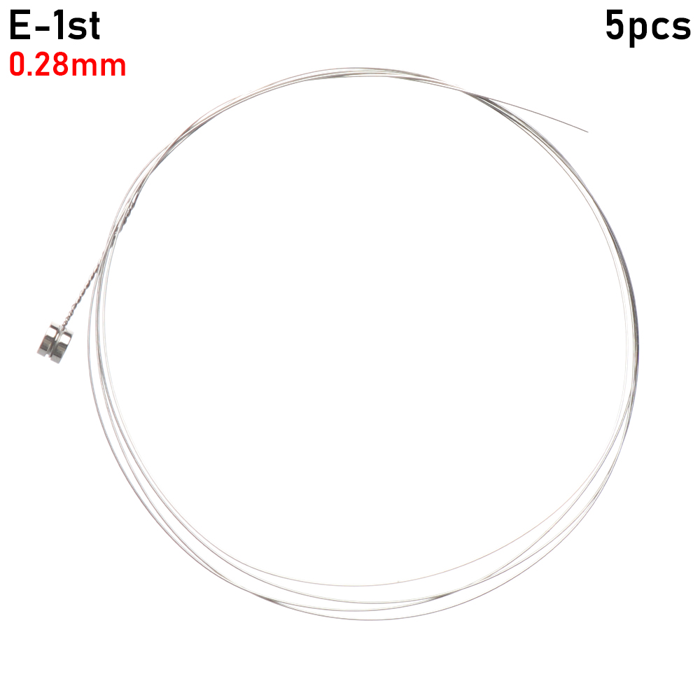 5Pcs Klassieke Akoestische Gitaar Snaren Akoestische Folk Gitaar 3 Stijlen Klassieke Gitaar Onderdelen Muziekinstrumenten: 0.28mm 5pcs