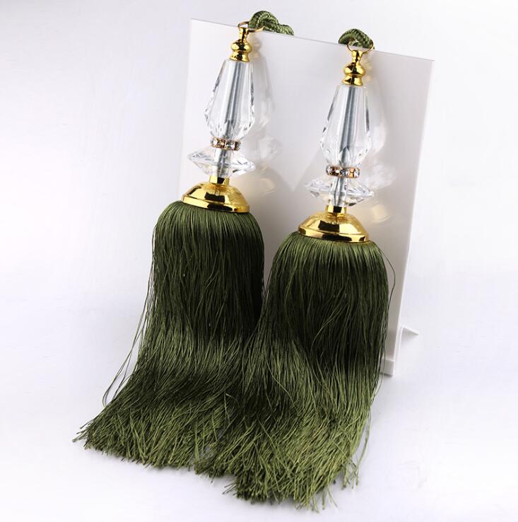 style curtain decoration accessories acrylic crystal hanging ball tassel bandage home textile decoration supplies: NO 2