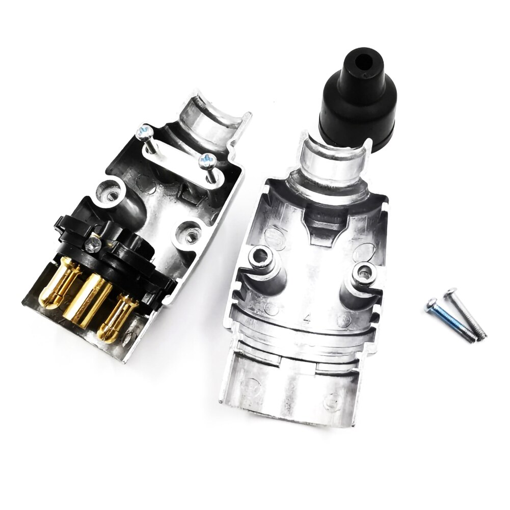 1PC 7 broches métal remorque prise attelage lumières prise voiture Van caravane 12V APM