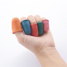 5 stücke Zählen Kegel Gummi Fingerhut Schutz NäHenne Quilter Silikon Finger Spitze Handwerk Hand NäHenne Küche Zubehör