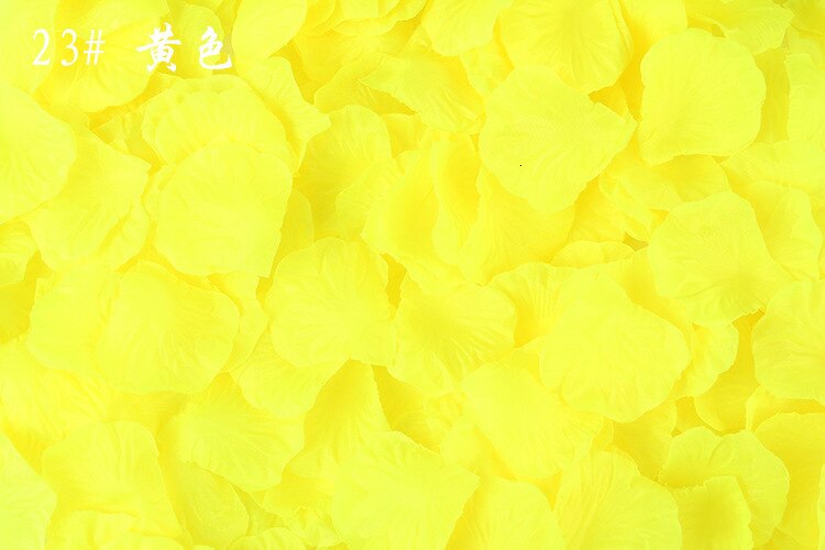 BlacklakeGirls Newest 2000 Pcs Wedding Flowers Petals Blume Rosen Artificial Rose Petals Silk Flower Accessories Pétalos De Tela: 2000Pcs23