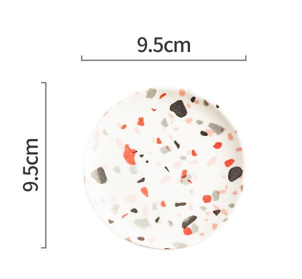 Japanilainen kulho lautanen koti keraaminen riisi kulho yhden henkilön sisällä terrazzo astiasto retro matta lasitettu keittiövälineet: Makuruoka 4 kpl