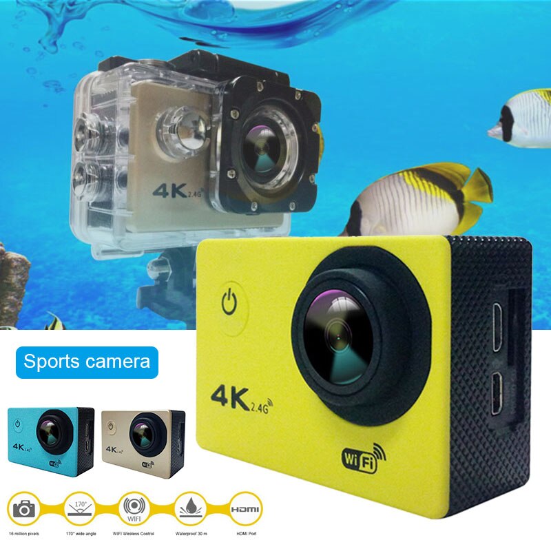 Full Hd Waterdichte Camera Met 170 Graden Groothoek Lens Ondersteuning Time-Lapse Foto H-beste