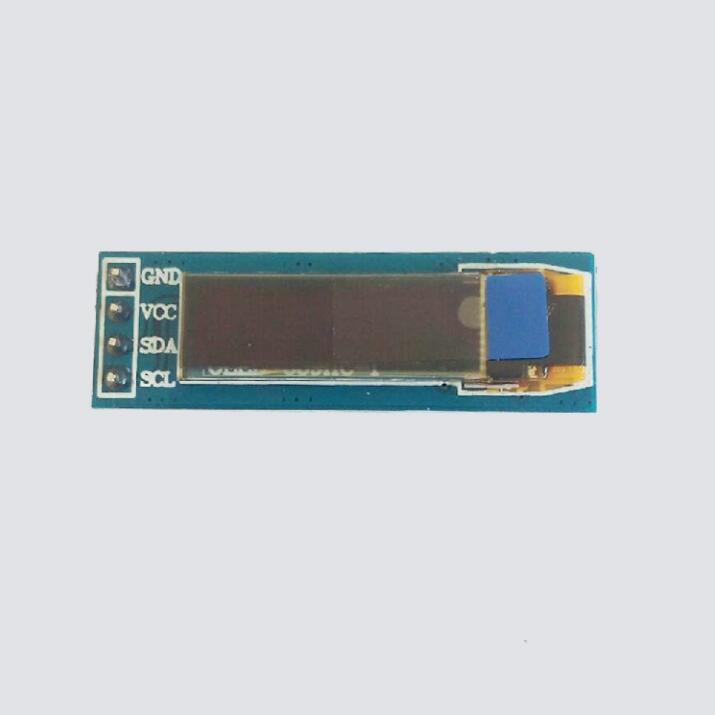 NoEnName_Null 0.69 inch I2C OLED Module display wit kleur screen SSD1306 controller 9616 4pin