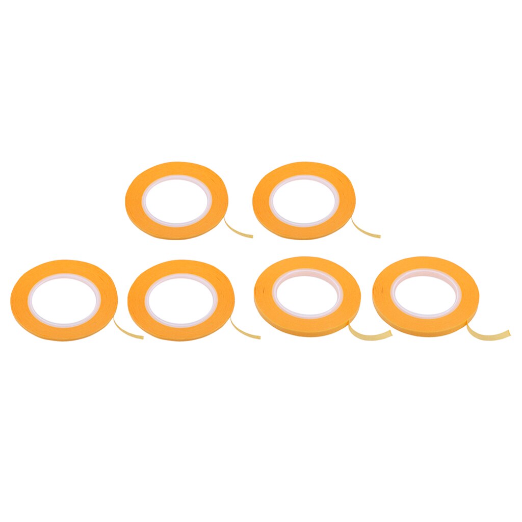 Set of 6 Precision Painting Mask Tape Model Roll T... Grandado