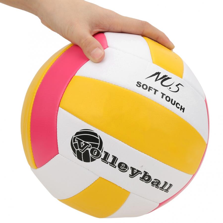 Standard Volleyball Indoor Outdoor PU Soft Anti-explosion Volleyball Training Practice Competition Beach Playing Volleyball