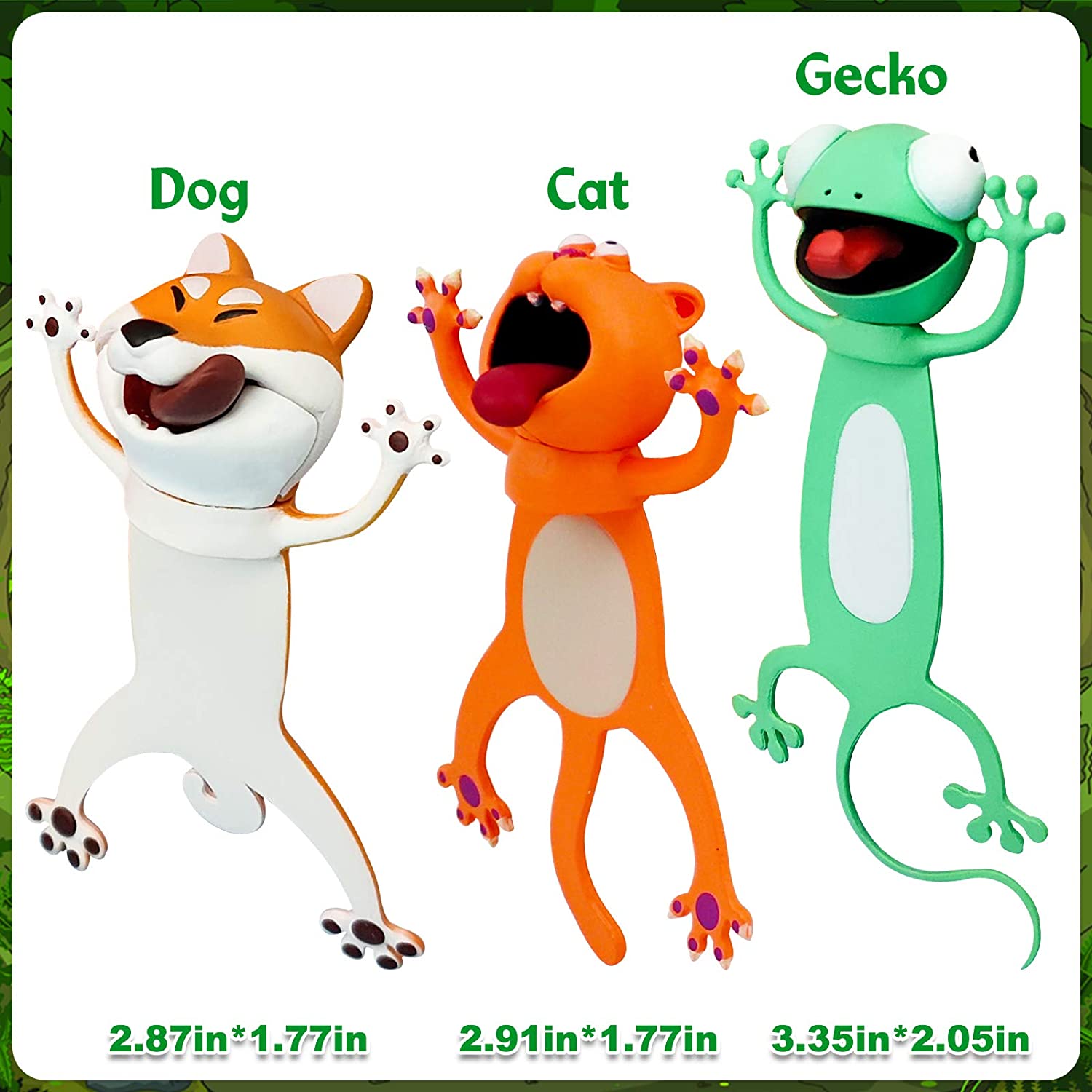 3D Bookmarks - Animal Bookmarks Book Friend Bookmark