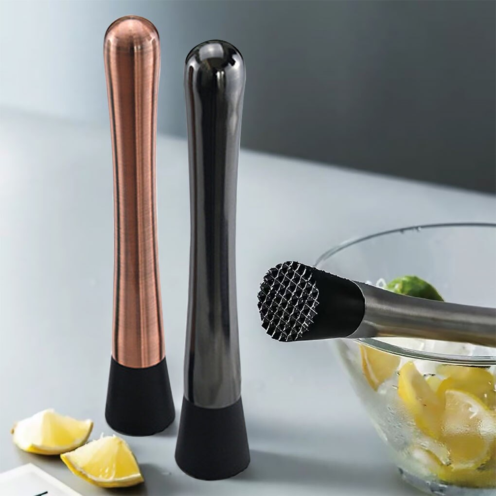 Batidora de cóctel de acero inoxidable para Bar, mezclador de bebida, fruta, hielo picado, herramienta de Bar, 1 ud.
