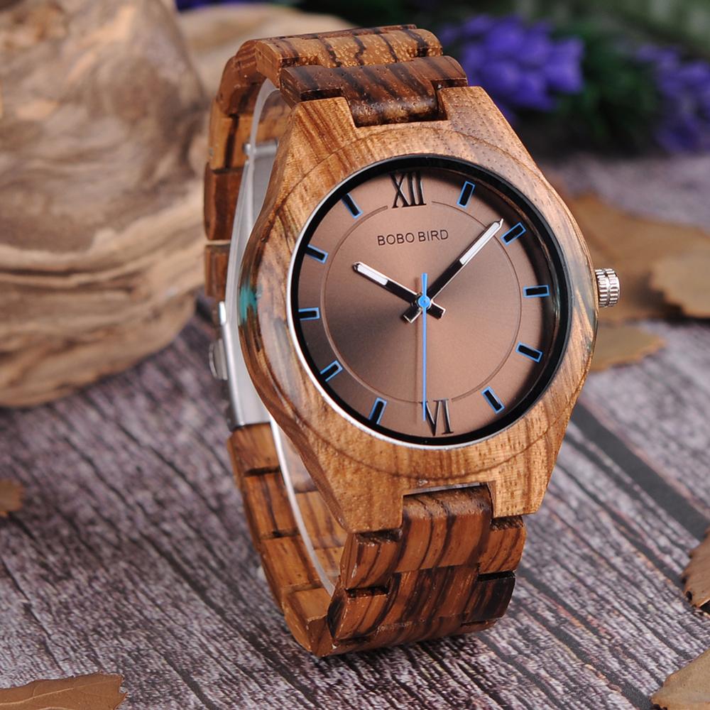 BOBO-montre-bracelet en bois pour hommes, spécial, fait à la main, coffret en bois, OEM directe