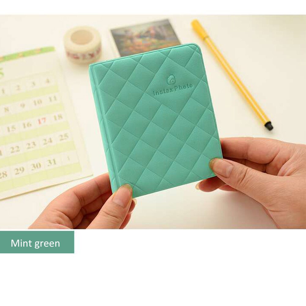 Para Fujifilm Instax Mini película 7 7s 8 9 25 50s 70 90, álbum 3 en 36/96, bolsillos, Mini caja de fotos Instant