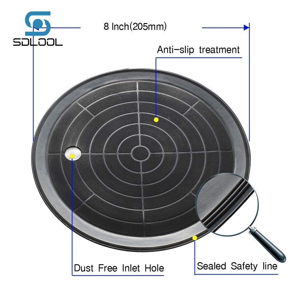 8’’ Vacuum Suction Cup Glass Lifter With Metal Handle for Stone Slab Marble Granite Glass Heavy Duty Lifting Tool