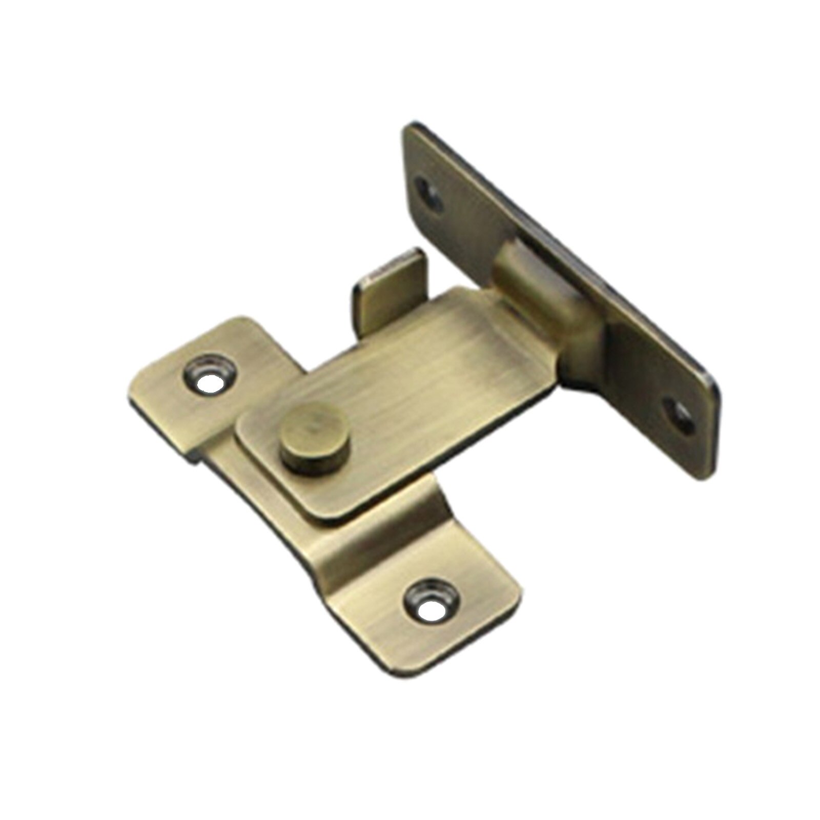 F #90 Grad Haspe Riegel Edelstahl Schiebetür Kette Schlösser Sicherheit Werkzeuge Hardware- Für Fenster Schrank Hotel Hause: Gold