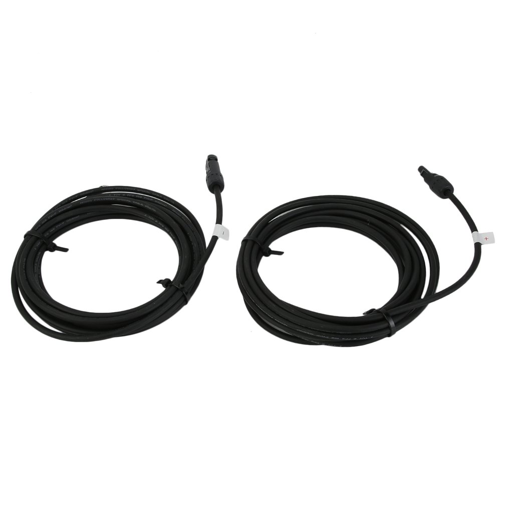 1M 3M 5M 8M 10M Solar Panel Extension Cable Durable Copper Wire For Solar Panel 6m2 Extension Connector Cable: Default Title