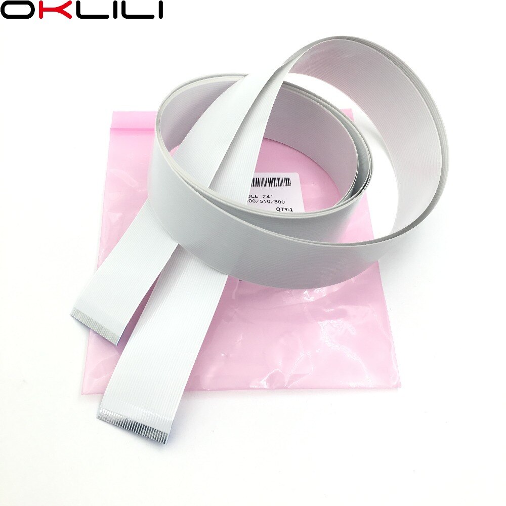 1 SETX C7769-60305 C7769-60147 Vervoer Vergadering Platte Trailing Kabel 24 "voor HP 500 500 st 800 800 st 510 510 st 820 mfp T770 T1200