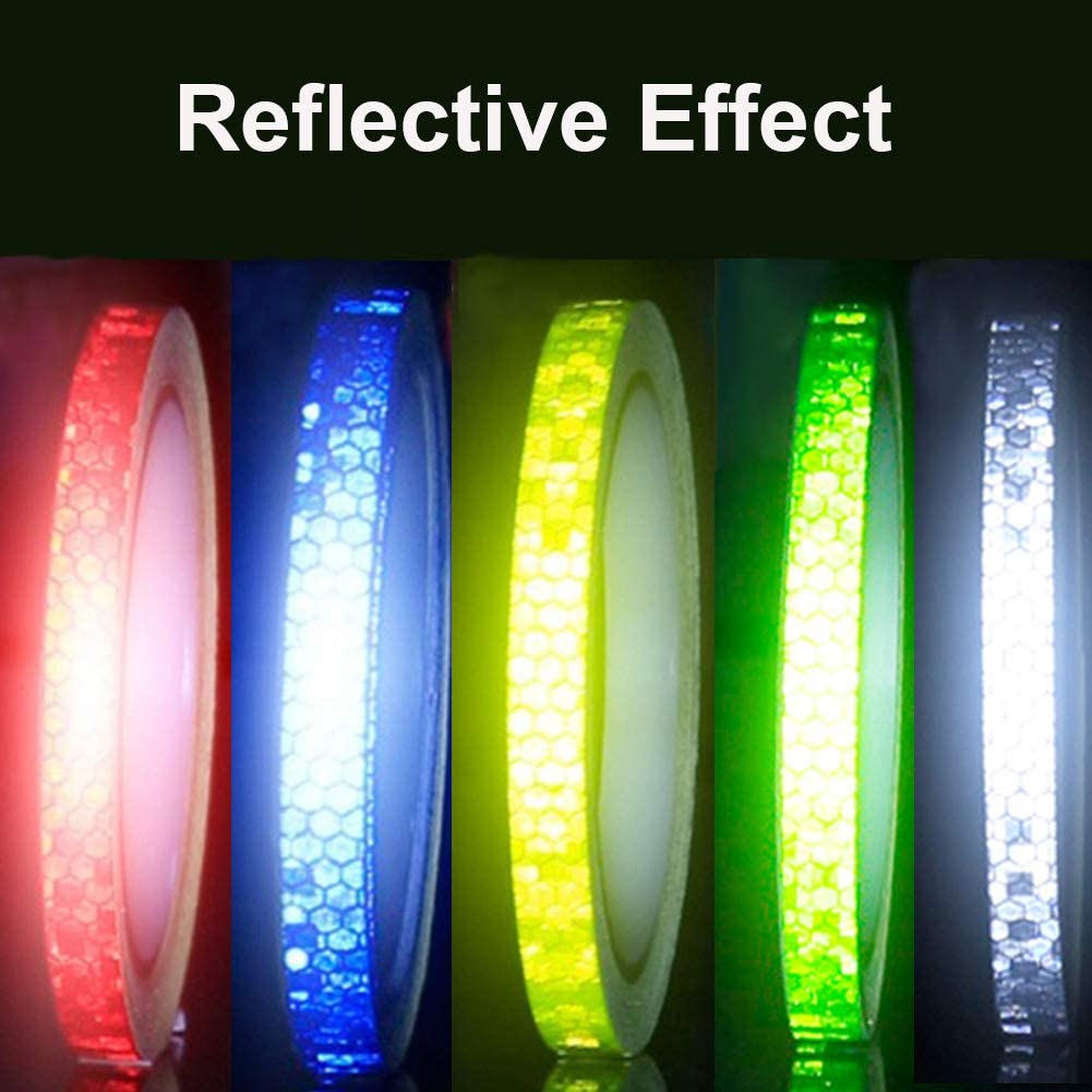 Reflective Tape Outdoor Safety Warning Lighting Sticker Waterproof Bike Reflector Tape for Car, Bicycle, Motorcycle DIY