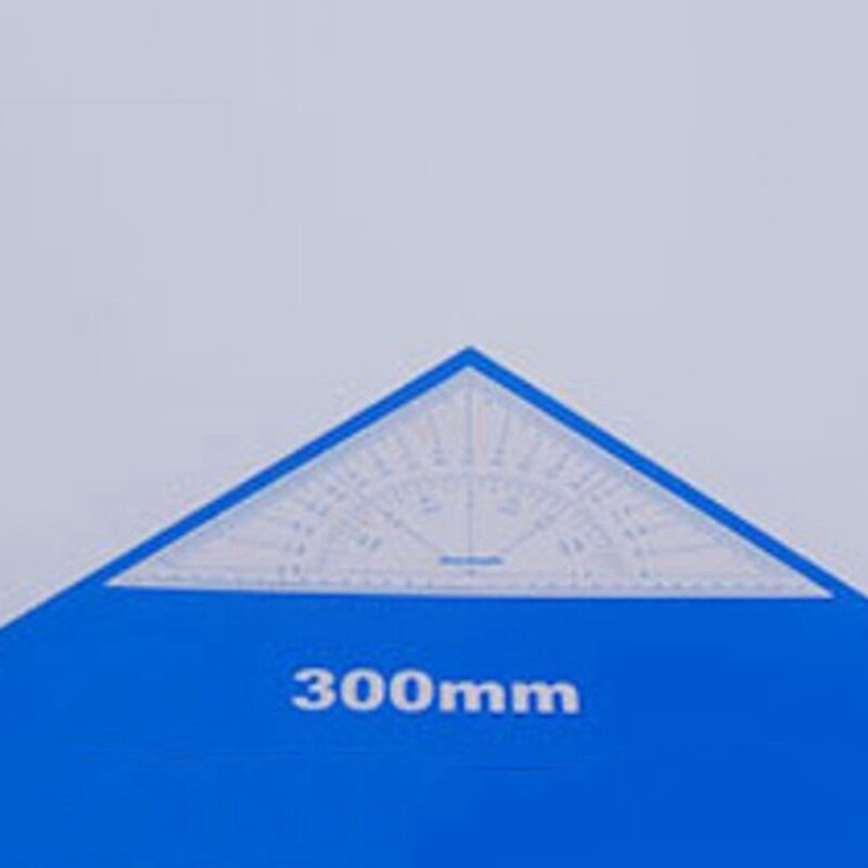Chart Drawing Triangle Ruler for Ship Drawing 300mm Large-Scale Triangle Ruler for Distance Measurement Teaching Engineering Des