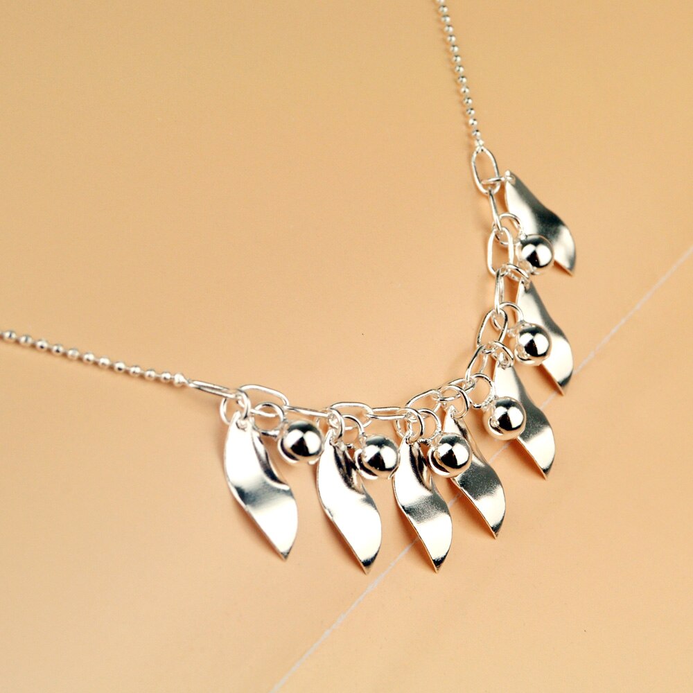 Indische fuß schmuck 925 Sterling silber ketten frauen Blatt anhänger Frau fuß ornamente von silber Sommer kollokation dekoration