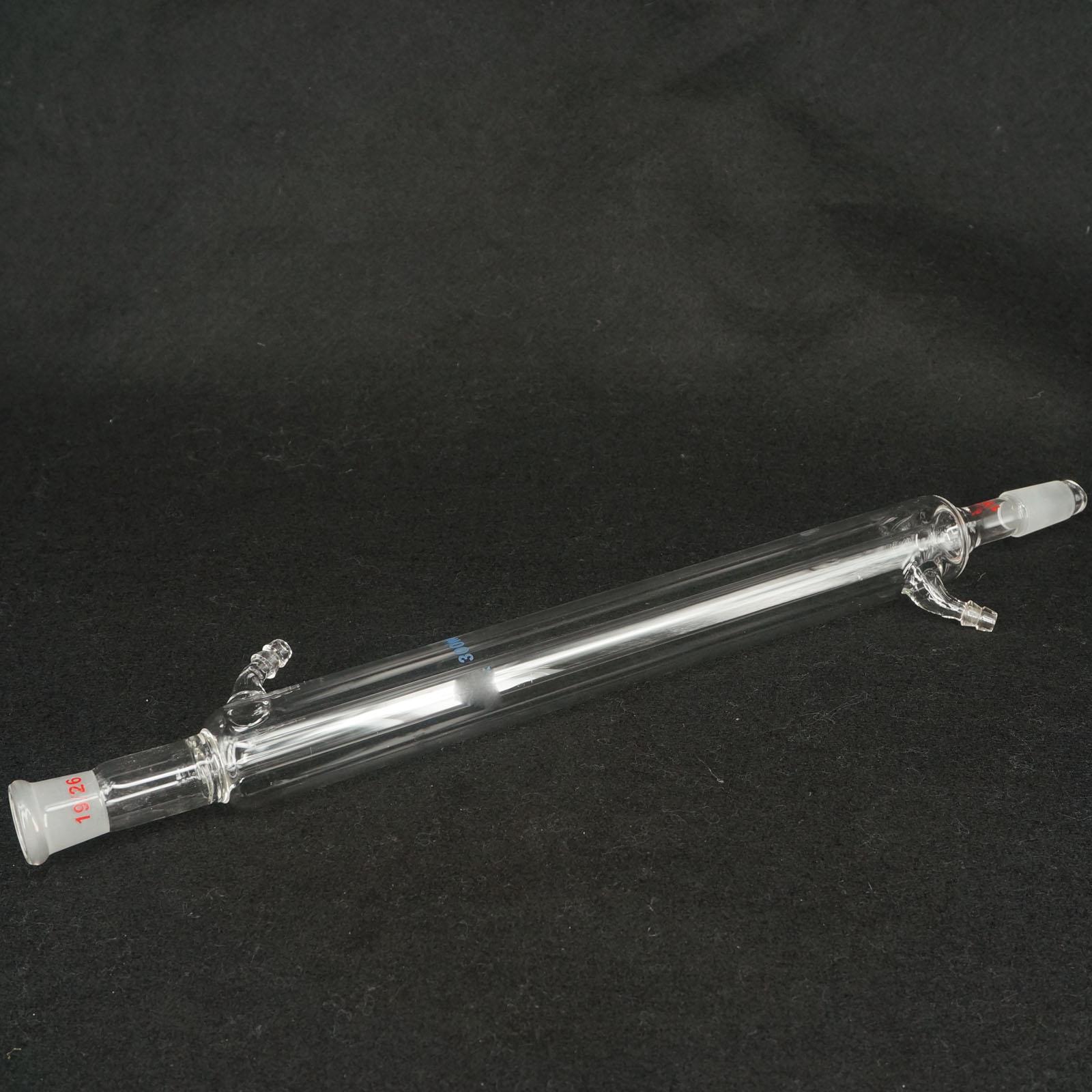 300mm 19/26 Joint Liebig Glass Condenser Distillation Borosilicate Glassware
