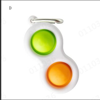 12 × 12cm Push Bubble Fidget zabawka sensoryczna ADHD autyzm specjalne potrzeby zabawki antystresowe zabawki antystresowe zabawki dekompresyjne dla dzieci: F
