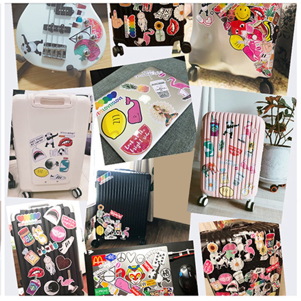 100PCS Motivational Phrases Sticker Inspirational Life Quotes DIY Stationery Laptop Study Room Scrapbooking Graffiti Decals