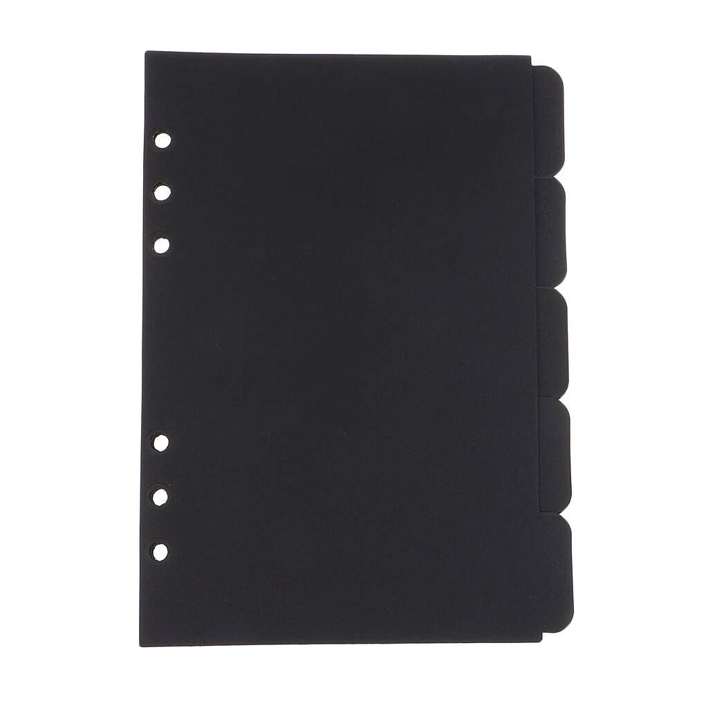 5pcs A5 Kraft Tabbed Paper Planner Notebook Scrapbook Album Divider Index Page for Filing Organizer DIY Crafts Supplies