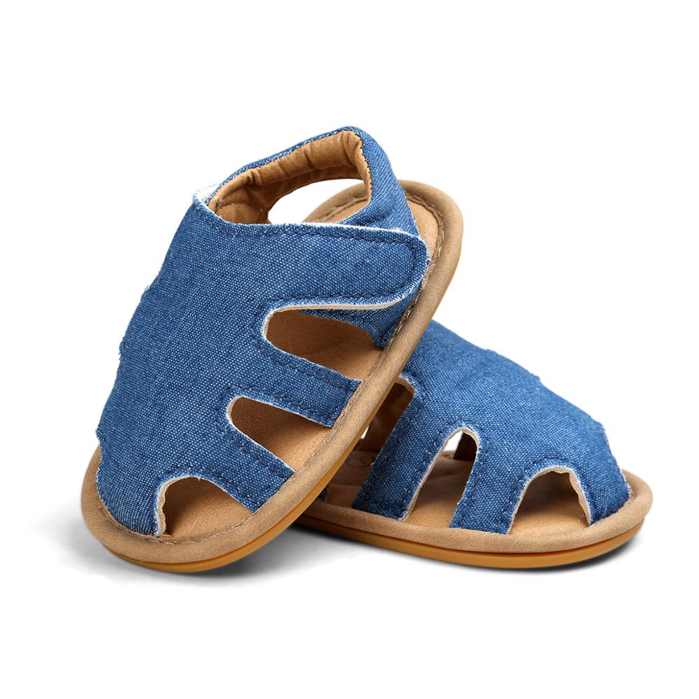 freundlicher Baby freundlicher Jungen Mädchen Schuhe nicht-Unterhose sandale Kleinkinder Neugeborene Infantil Sandalsb für Erste Wanderer Weiche Sohle Nicht-Unterhose: Blau / 0-6 Monate