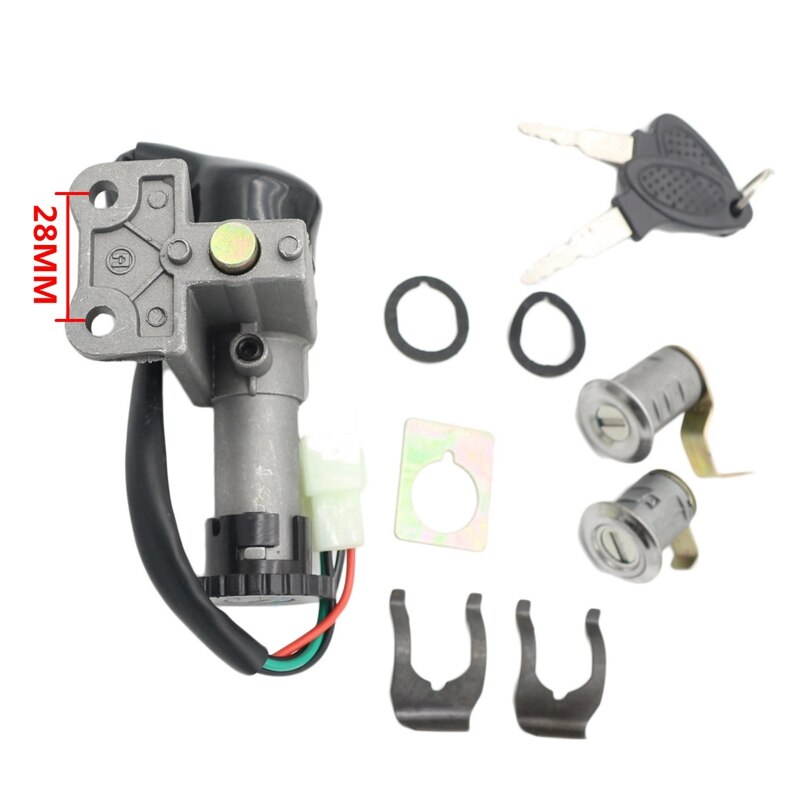 Motorfiets Contactslot Lock Set Voor 50Cc 150Cc GY6 Scooter Bromfiets Taotao Jonway Roketa