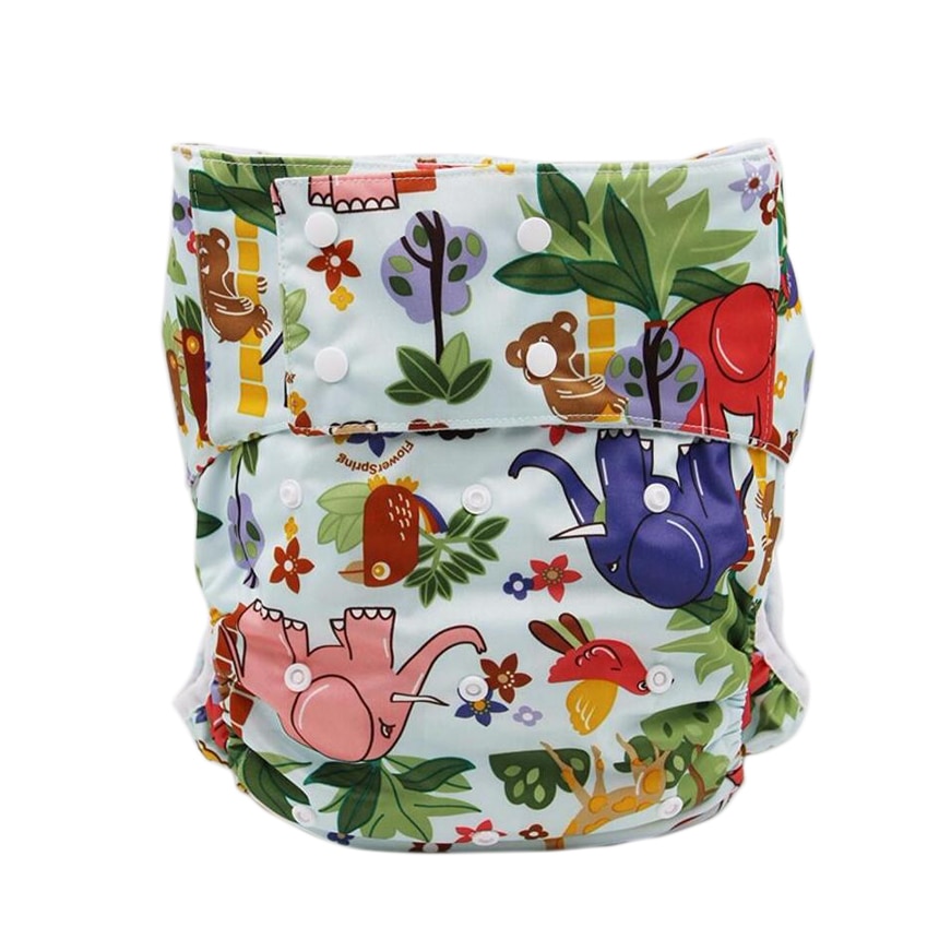 3PCS style waterproof diaper wash diapers denim printed cloth diapers Free size Adult Diapers biggest waist 130cm SE5
