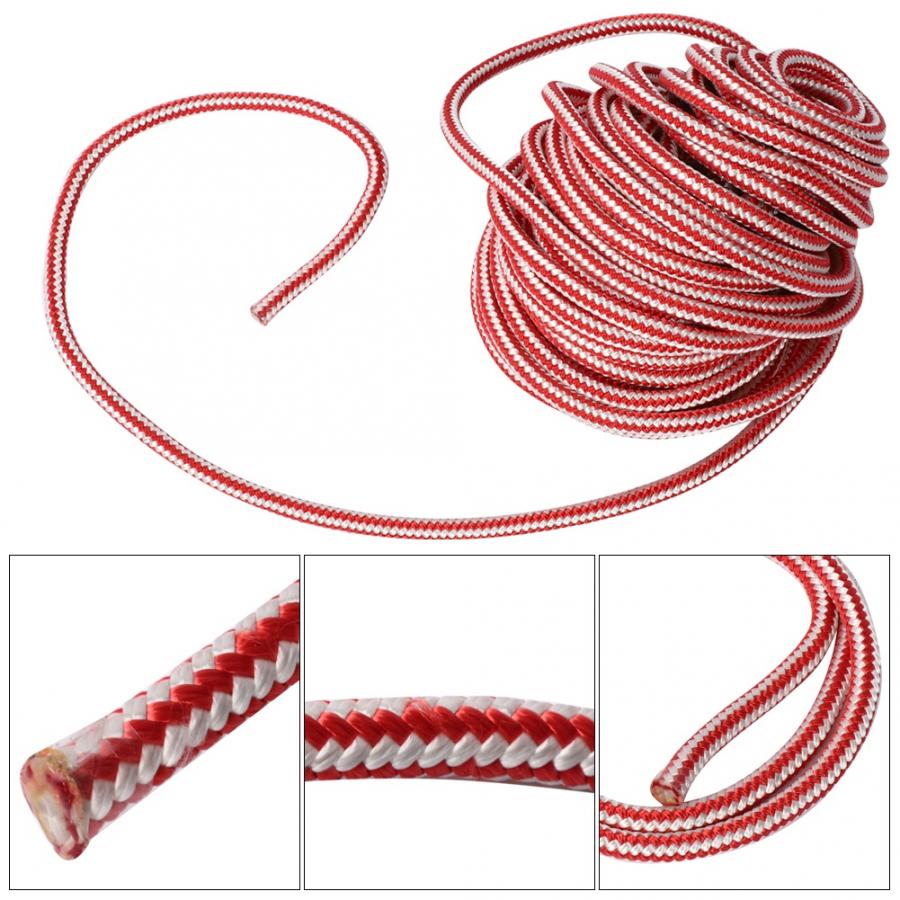 Båt ankare rep 16 lager 10m polypropen fiber flätade höghållfast säkerhet rep fartyg förtöjning ankare sladd båt tillbehör