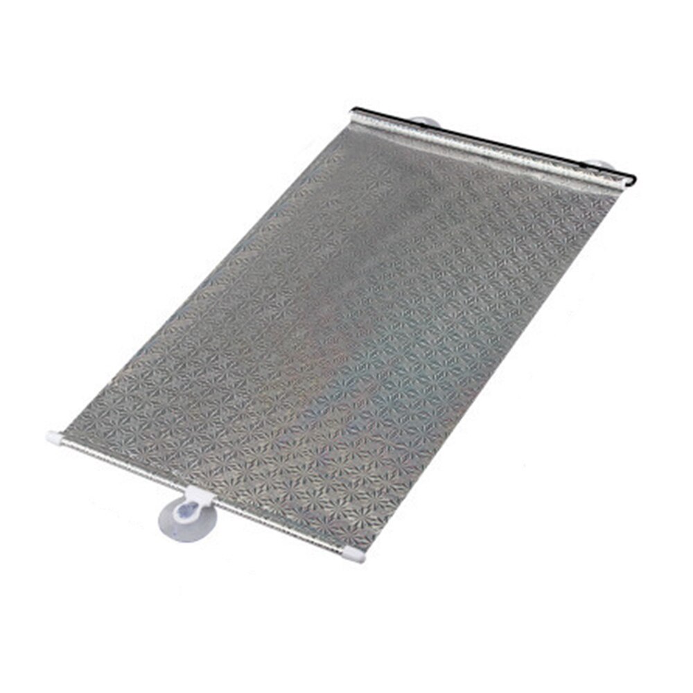 Parasol de coche con protección UV, cortina retráctil automática para ventana de coche, parasol lateral, visera de verano: Silver