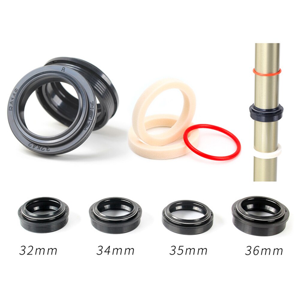 Amortiguador de horquilla delantera para bicicleta, herramienta de instalación de sello de polvo y aceite, herramienta de ajuste, pieza de reparación de bicicleta, 32/34/35/36mm