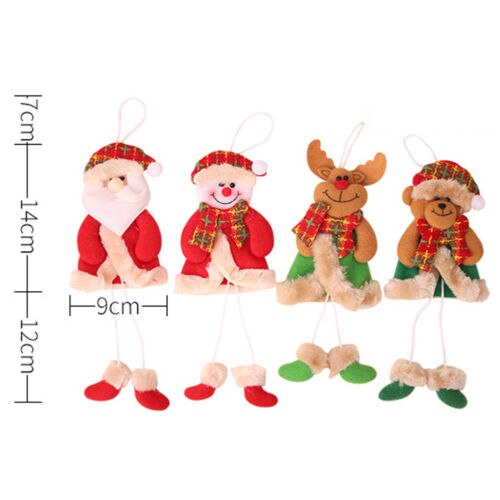Kerst Ornamenten Leuke Welkom Santa Sneeuwpop Xmas Deur Opknoping Decoratie Ons