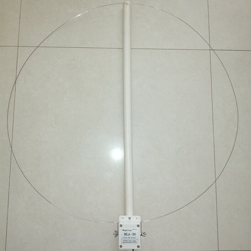 MLA-30 Loop Antenna Active Receiving Low Noise Medium Short Wave Antenna 100kHz-30MHz for HA SDR Short Wave Radio