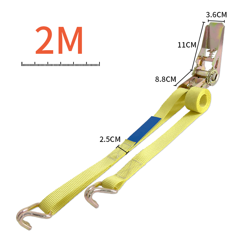 Sangles d'arrimage Sangle à cliquet Bouquets de chariot avec récipient tendeur de cargaison fixe tendeur de toit: Rouge