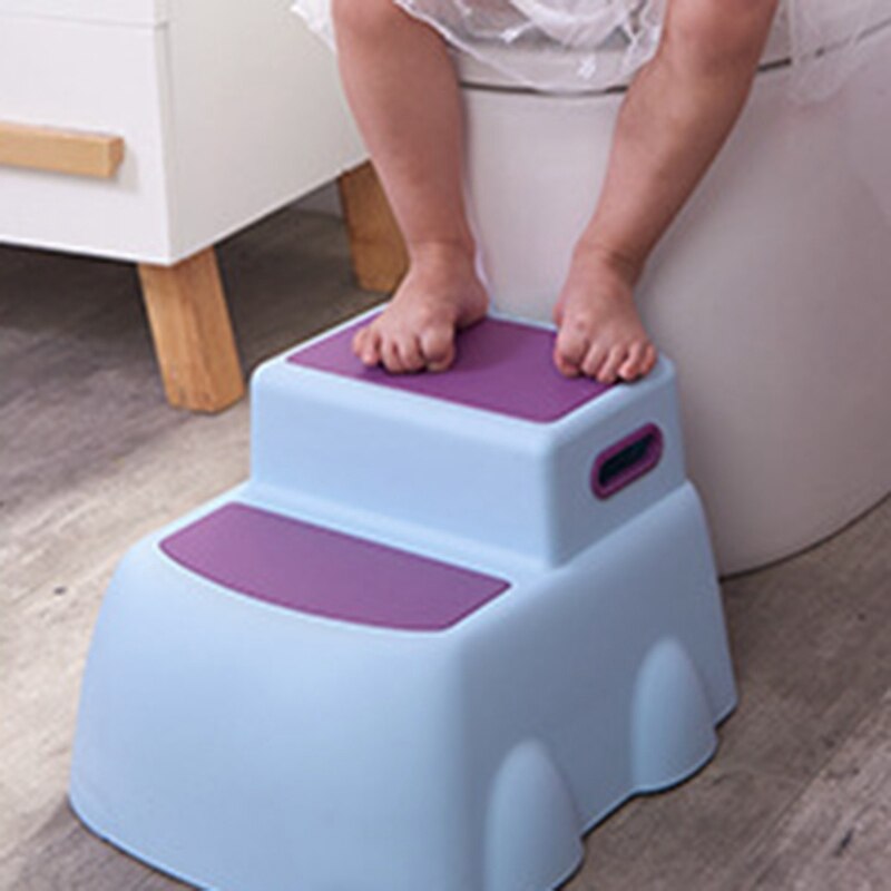Escabeau Double hauteur pour enfants, tabouret enfant en bas âge, adapté à l'entraînement au pot dans la salle de bain