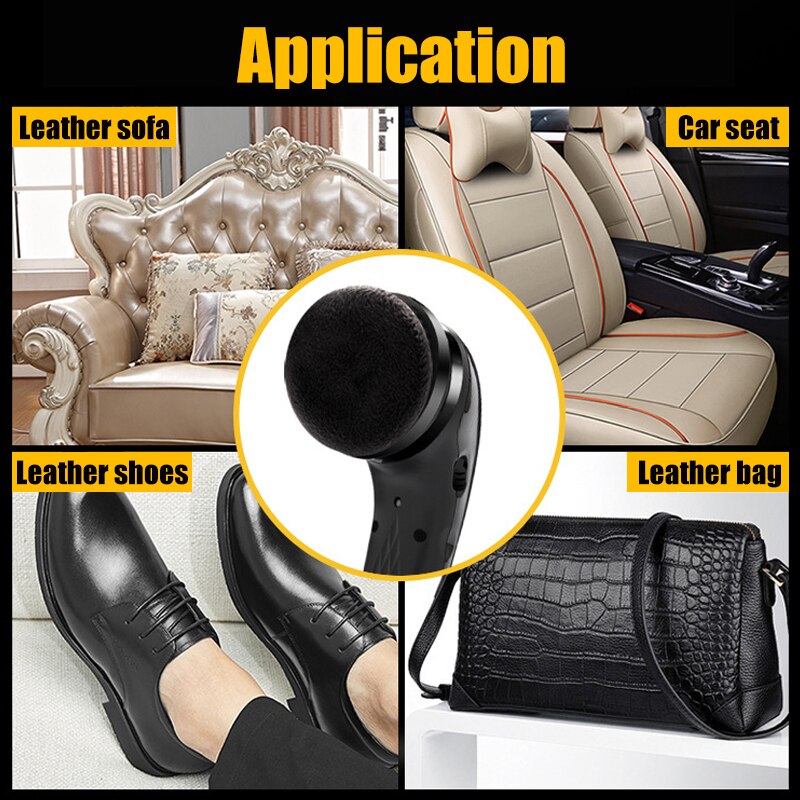 Portable Handheld Automatic Electric Shoe Polisher Automatic Shoe Polishing Cleaning Machine Brush Care Shoe Leather Tools