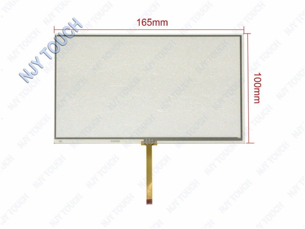 7 Inch Universele LCD Touchscreen Glas GPS Digitizer AA232A 164.3x99.5mm