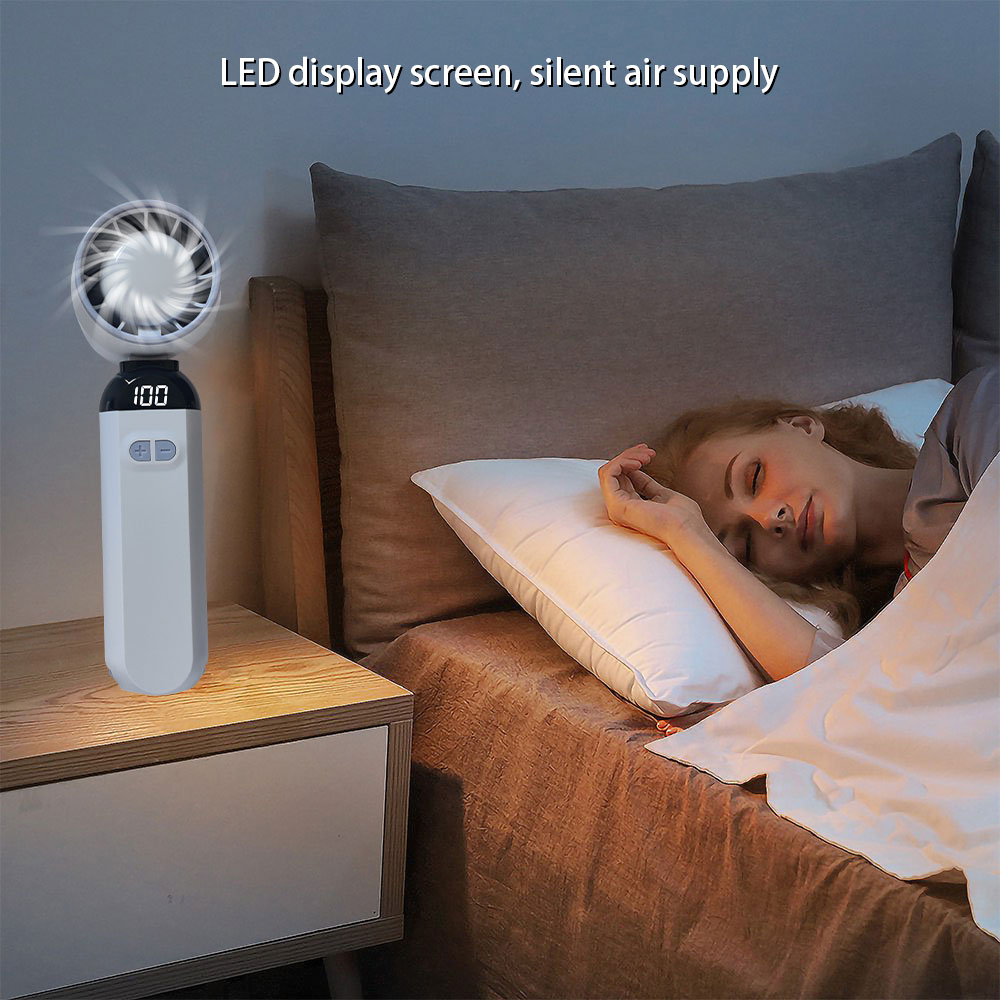 Draagbare ventilator Handventilatoren met snelheid Zomer Mini draagbare handventilatoren Dames Heren Persoonlijke ventilator voor reizen Kamperen enz