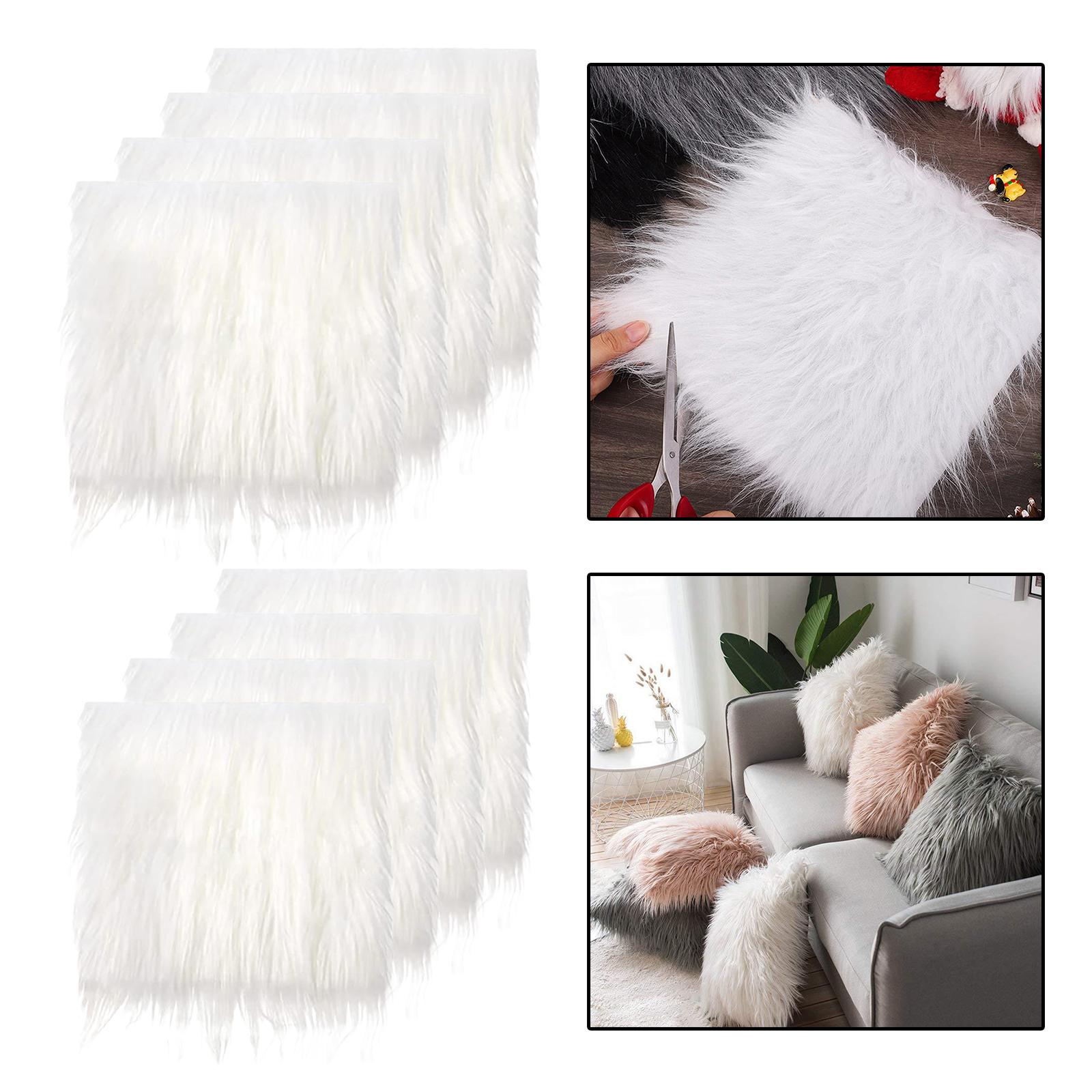 Lange Stapel Fun Faux Fur Stof Materiaal Baby Blauw, 1Mtr - 150cmx100cm