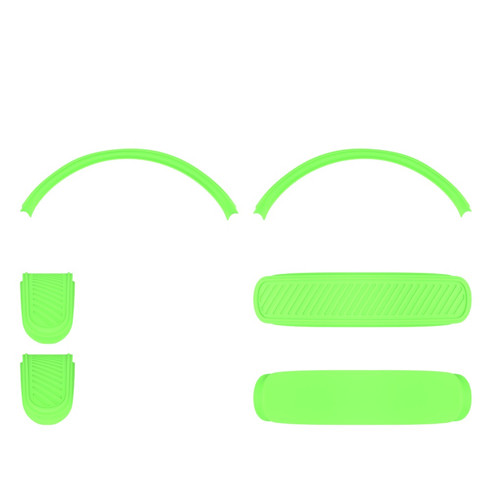 Funda de silicona colorida para diadema, funda de cojín lavable de repuesto para diadema, accesorios para auriculares, funda protectora para AirPods Max: Marrón