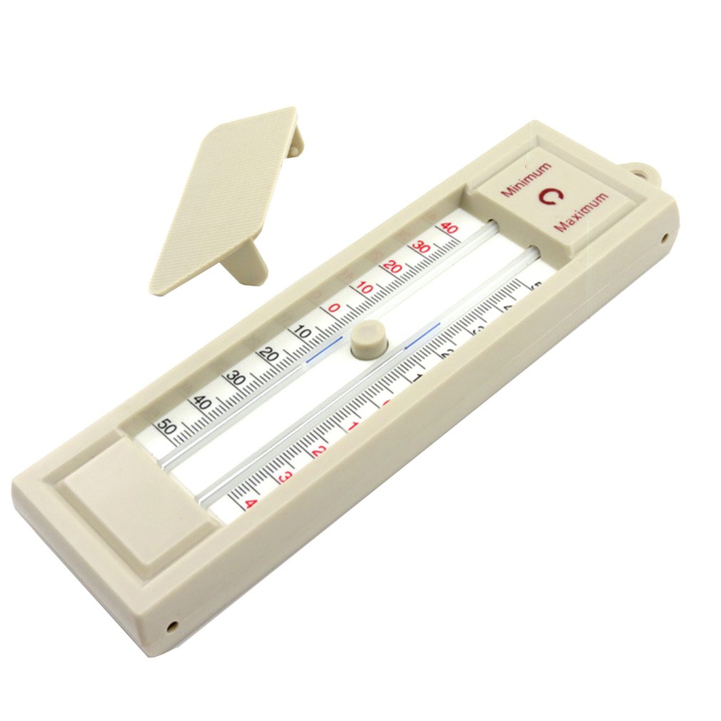 Maksimum &amp; minimum termometer innendørs utendørs hage drivhus vegg temperatur monitor  -40 to 50 graders termometer