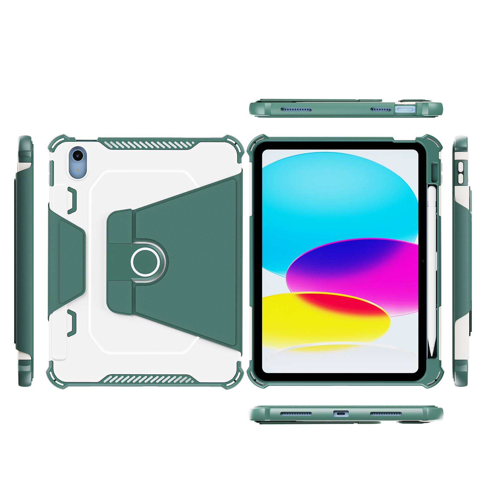 360 Rotation Stand For Apple iPad Air 11 4 Air5 Case A16 A2903 A3355 A3267 Book Leather Tablet Protection Cover