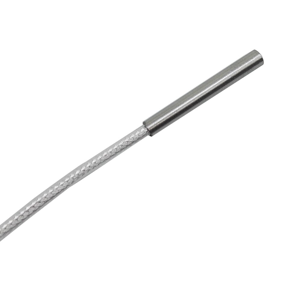 waterproof temperature 30mm probe 3 wires thermal resistance PT100 temperature sensor with 1.5m 2m cable