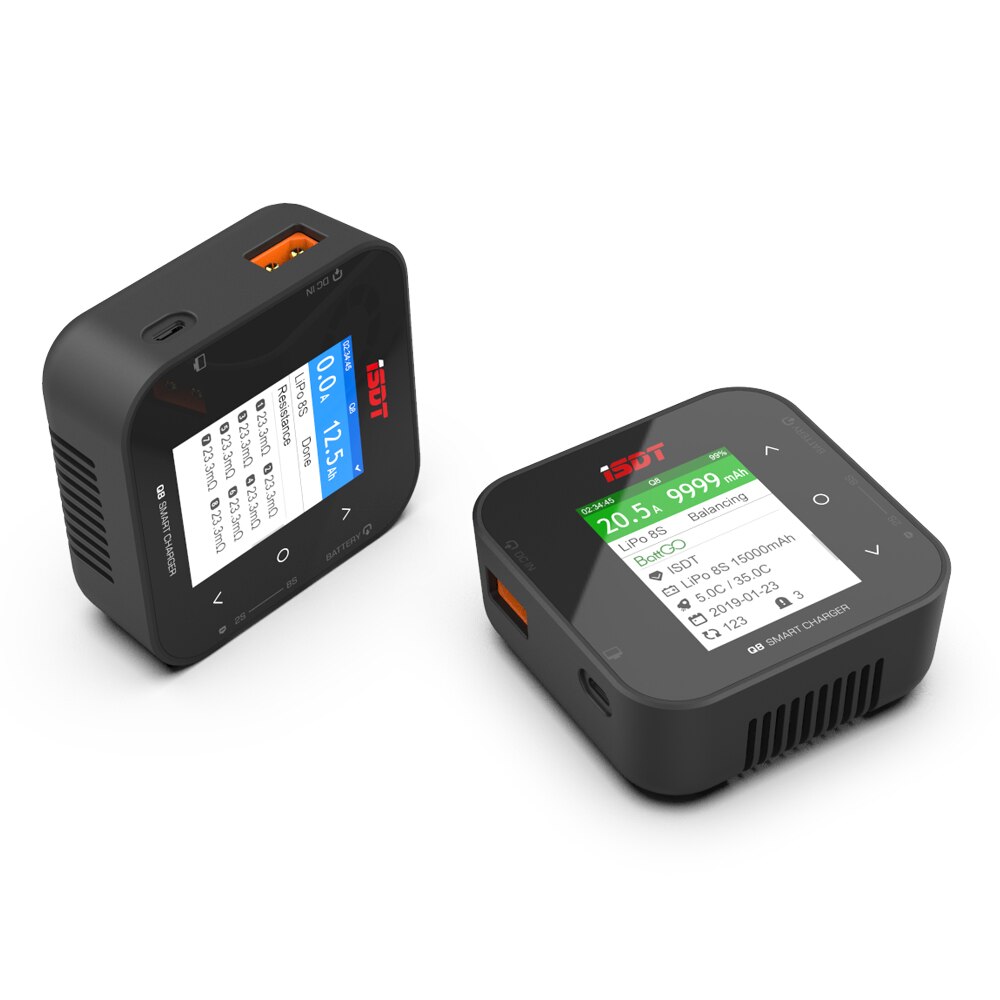 Isdt  q6 nano  q8 lite 500w til lomme batteri balance oplader til rc dele engelsk version