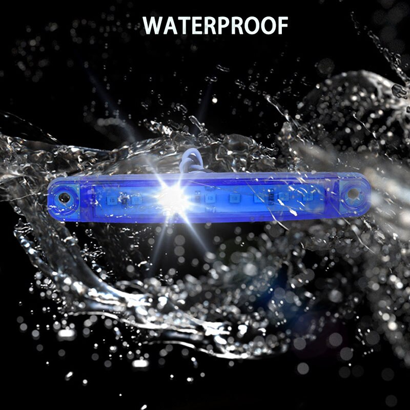 20 Stuks Side Verlichting Blauw 9LED Truck Bus Marker Waterdichte Lamp Lampen