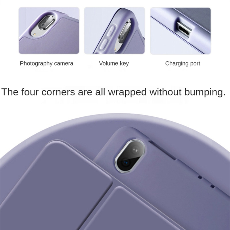 Ultra-Dunne Magnetische Cover Voor Huawei Matepad 11 Case Lederen Smart Magnetic Stand Cover Voor Matepad 11 DBY-W09 + Film + Stylus