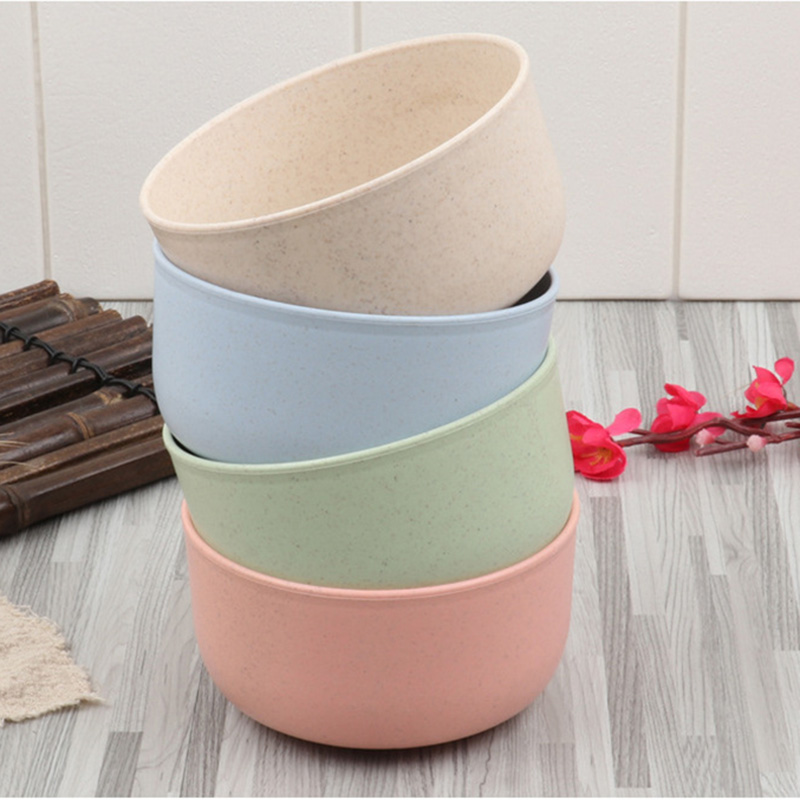 Conjunto de talheres de alimentação para bebês, eco-friendly, tigela infantil, pratos com colher, cor sólida, material de jantar mbg0467